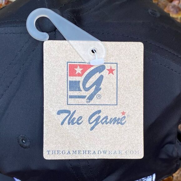 NWT New The Game Helio Castroneves Auto Nation SiriusXM Black Baseball Cap/Hat - Picture 10 of 11